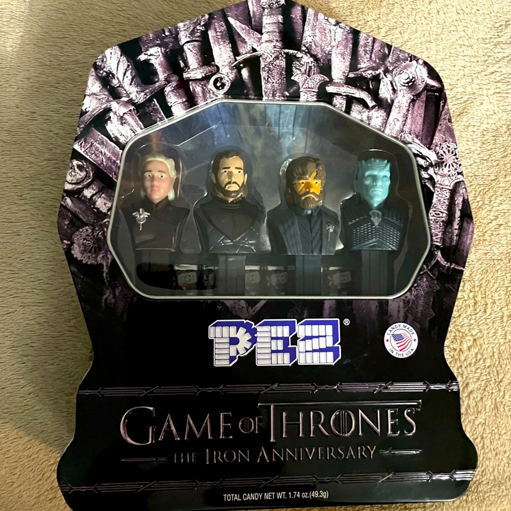 Game of Thrones The Iron Anniversary PEZ dispenser set. Sealed